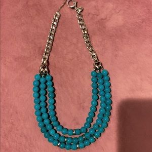 FOSSIL | 3-STRAND TURQUOISE STATEMENT NECKLACE